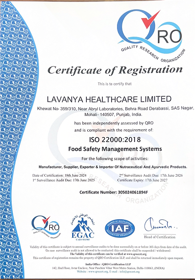 iso 22000:2018 certification